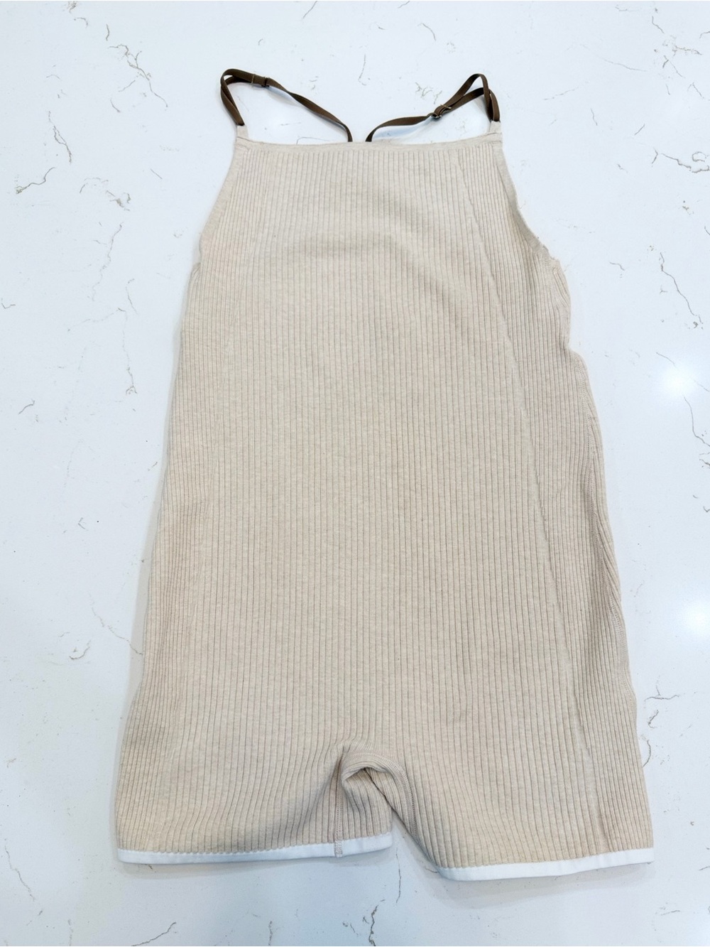 Limited Edition Nike x Jacquemus Le Body Ribbed Romper Beige XL